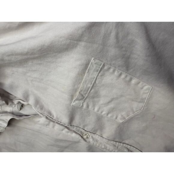 Frank & Eileen Mary Pink Dip Dye Ombre Shirtdress M 100% Cotton Italy - Picture 12 of 13